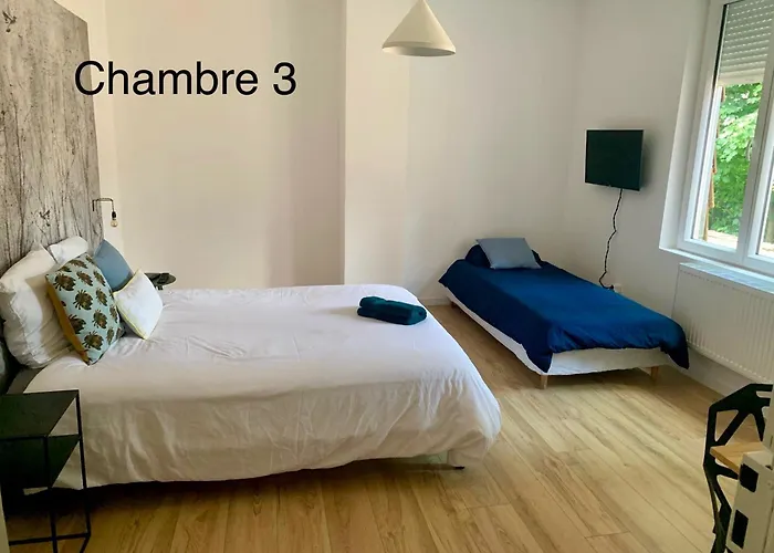 Maison 22 Couchages Prox Gare Et Centre Max 10 Chambres